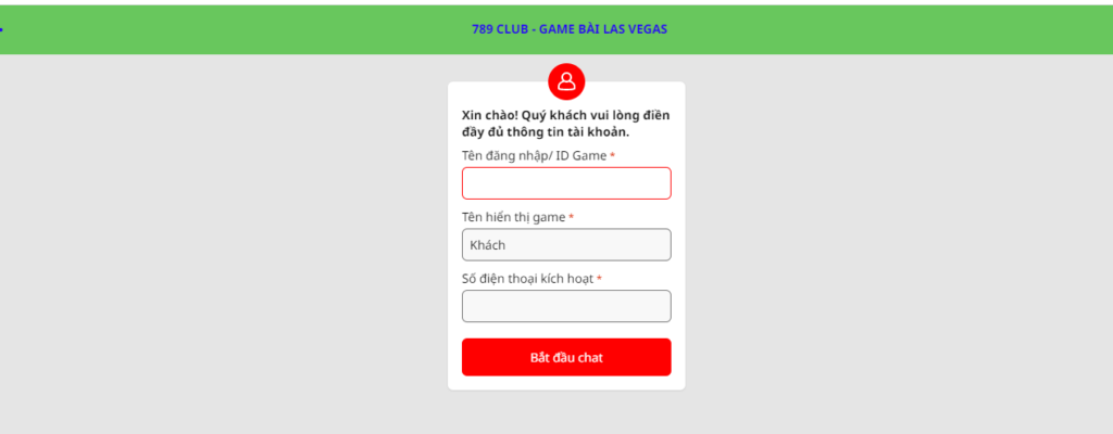 Chăm sóc khách hàng 789club