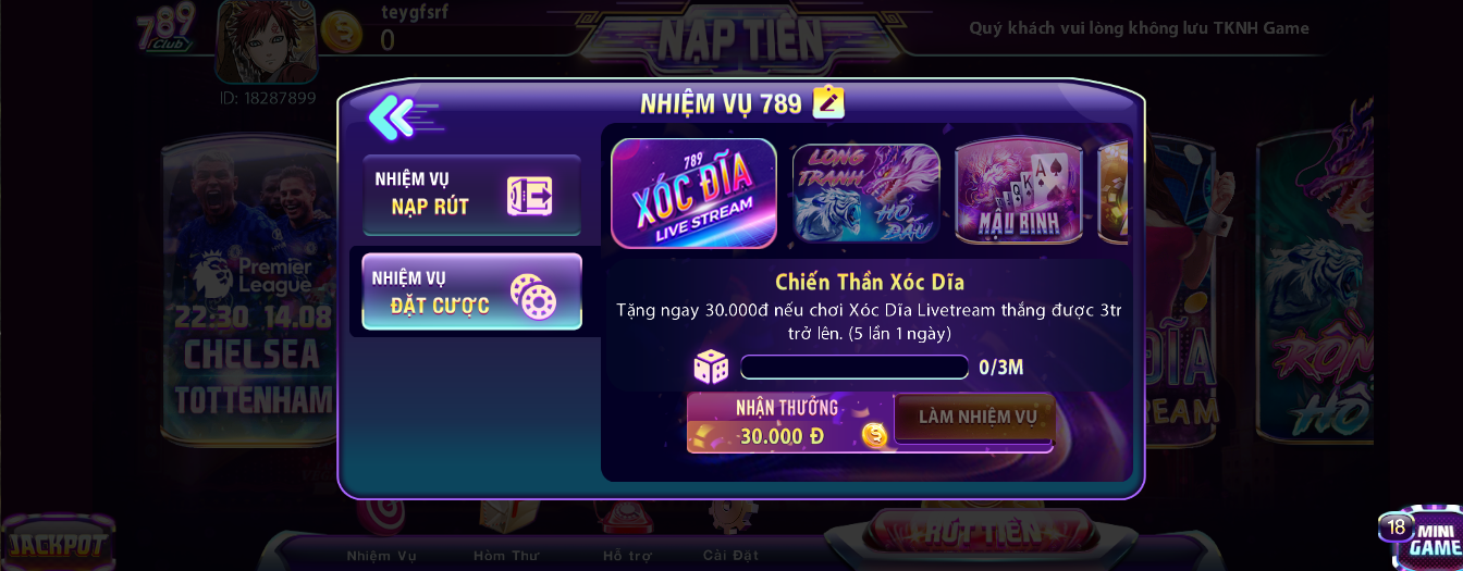 Khuyến mãi tại 789club
